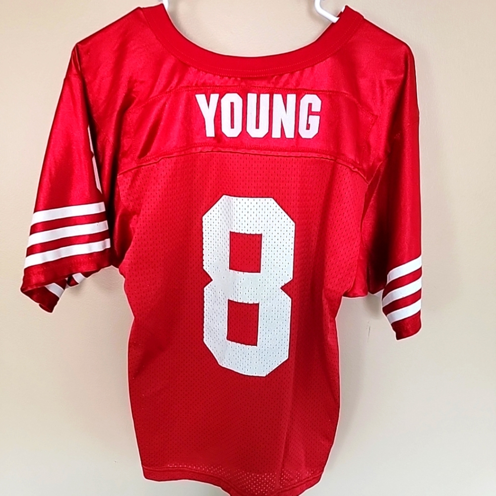 #8 Steve Young San Francisco 49ers Team NFL Wilson Youth Jersey. Size M